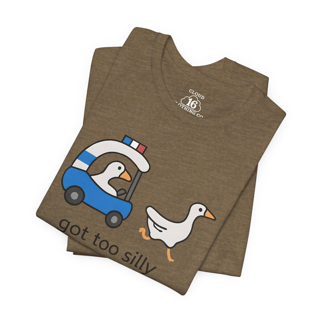 Silly Goose Graphic Tee – Funny Unisex Cotton T-Shirt