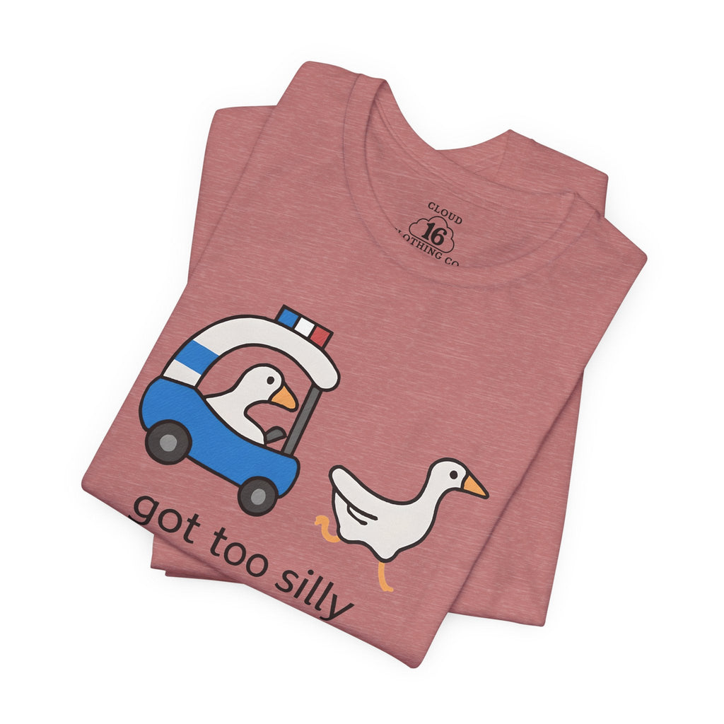 Silly Goose Graphic Tee – Funny Unisex Cotton T-Shirt