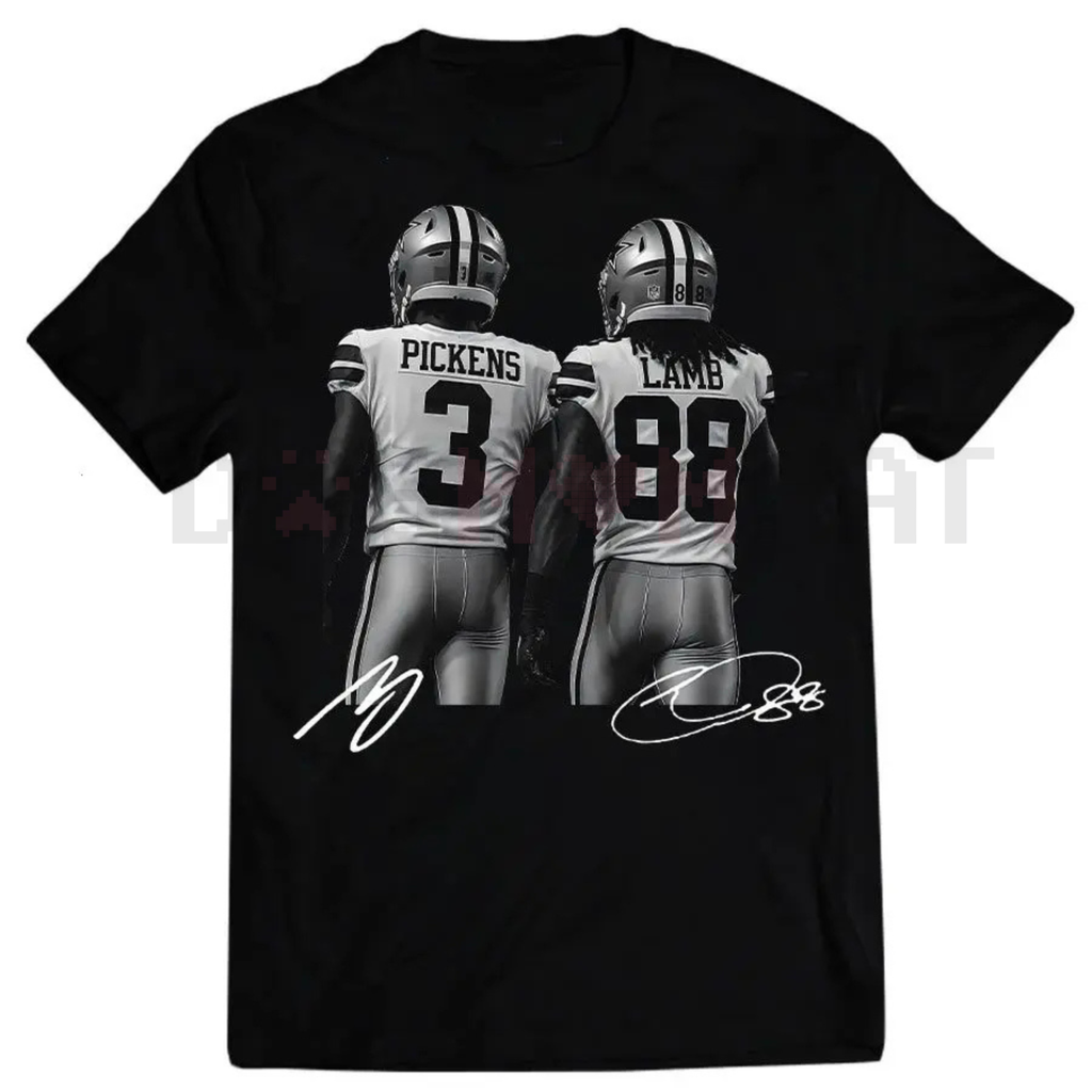 George Pickens & CeeDee Lamb Funny Graphic Tee – Unisex Casual Football Shirt
