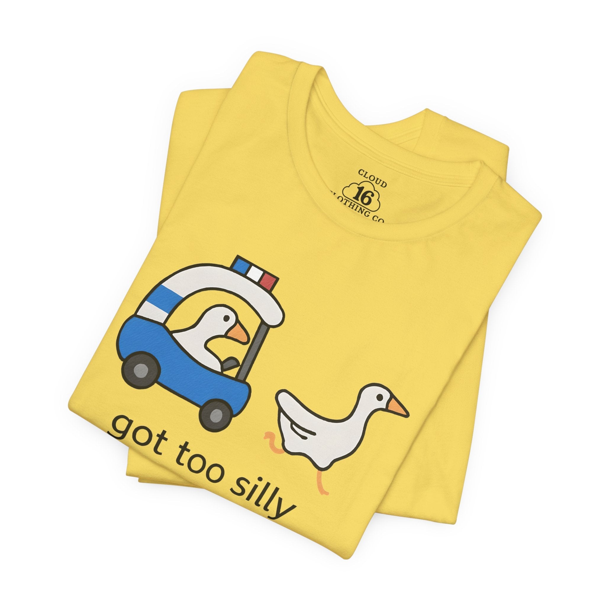 Silly Goose Graphic Tee – Funny Unisex Cotton T-Shirt