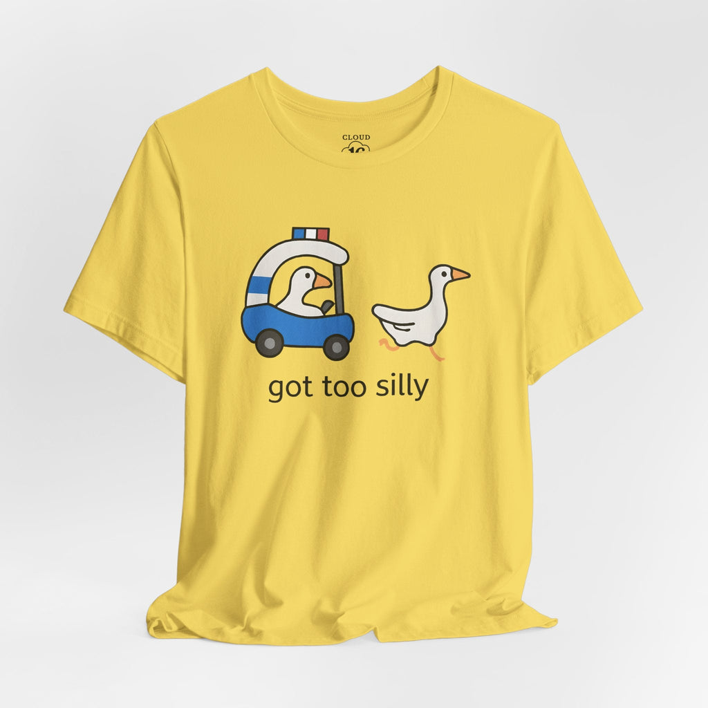 Silly Goose Graphic Tee – Funny Unisex Cotton T-Shirt