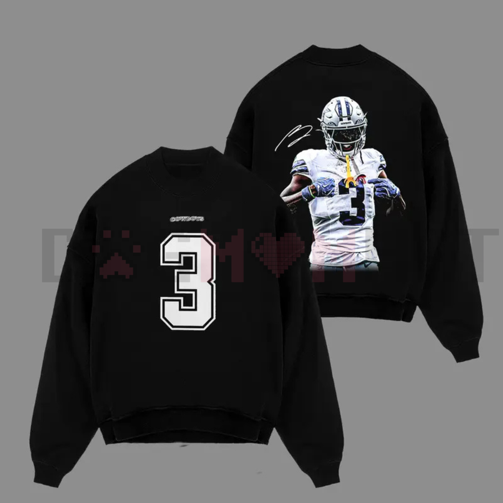 George Pickens "3 Celly" Cotton Sweatshirt