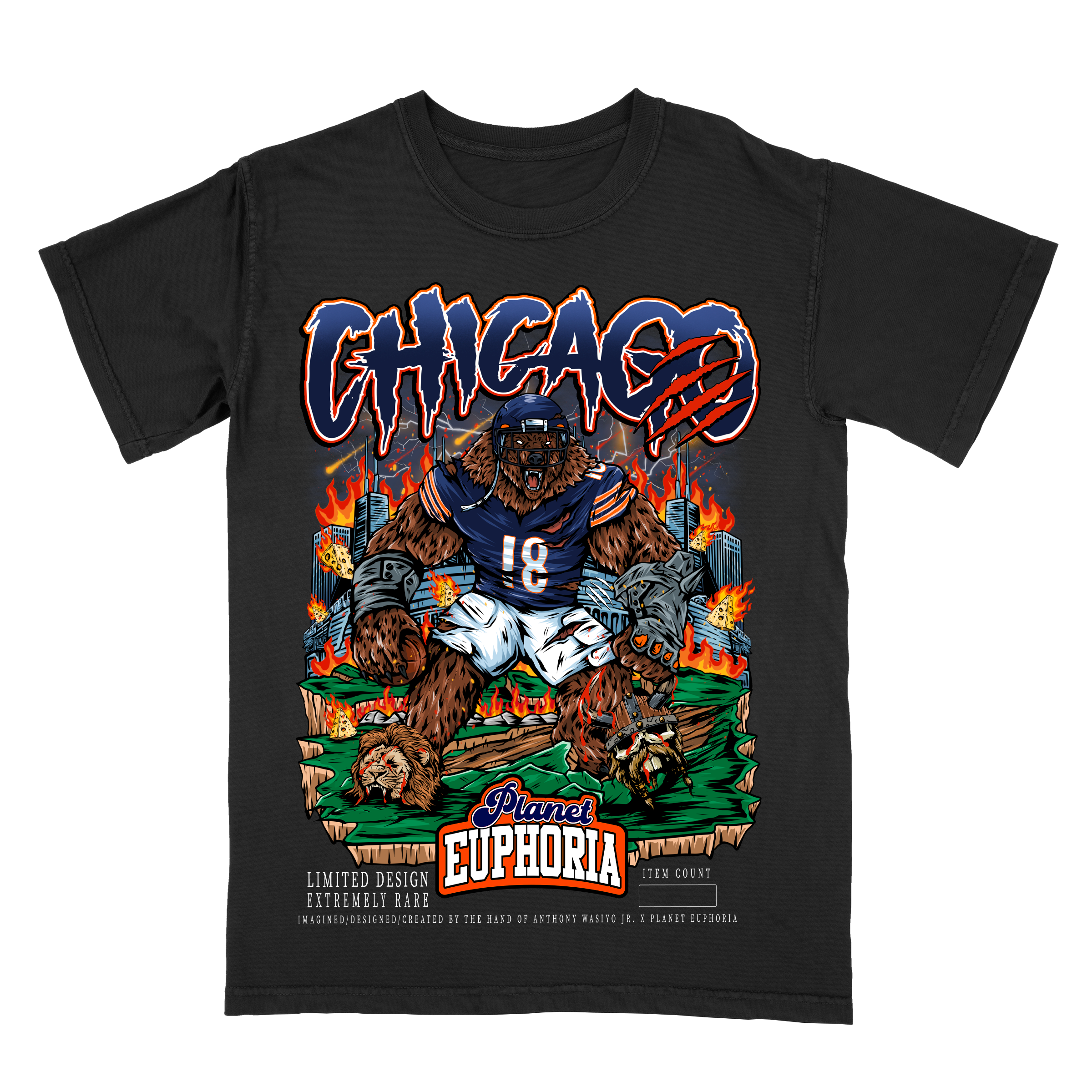 Chicago Football Tee #/500