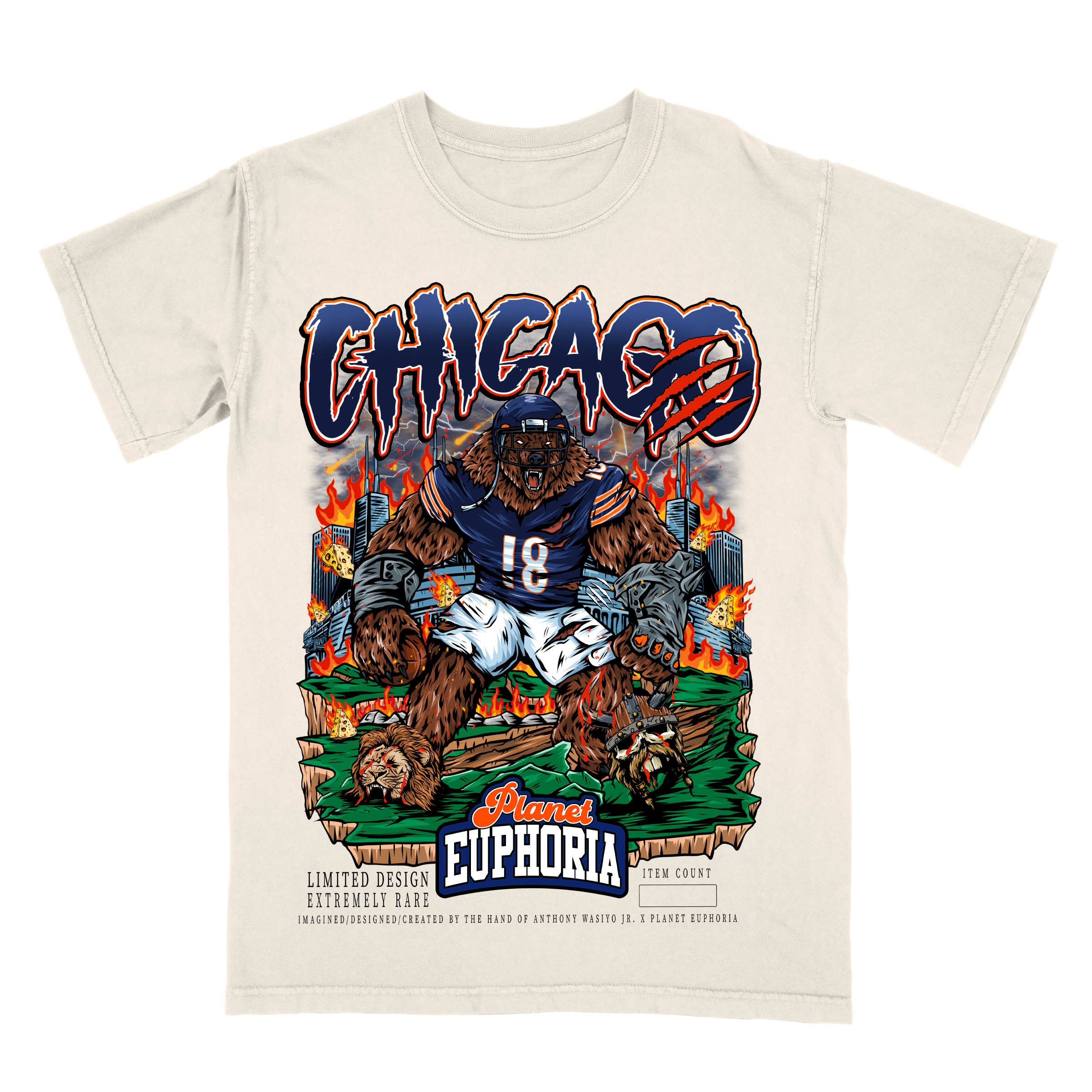 Chicago Football Tee #/500